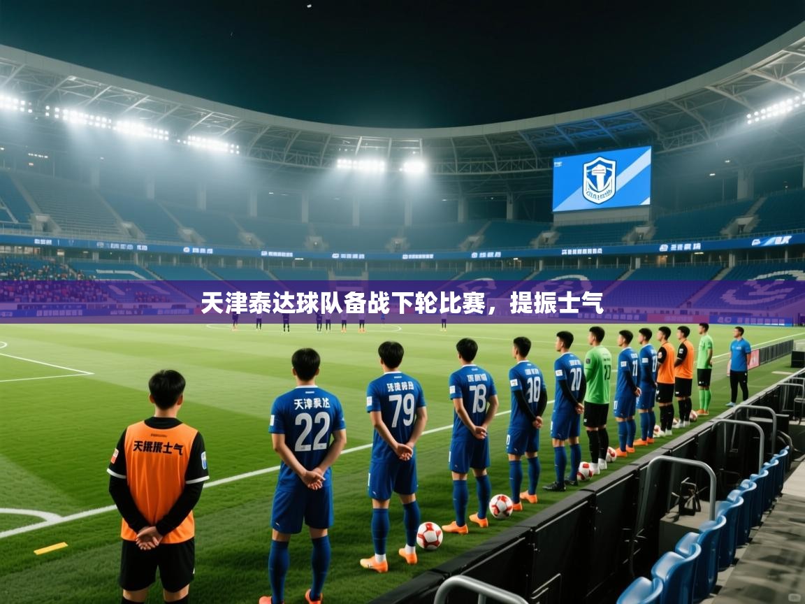 天津泰达球队备战下轮比赛,提振士气