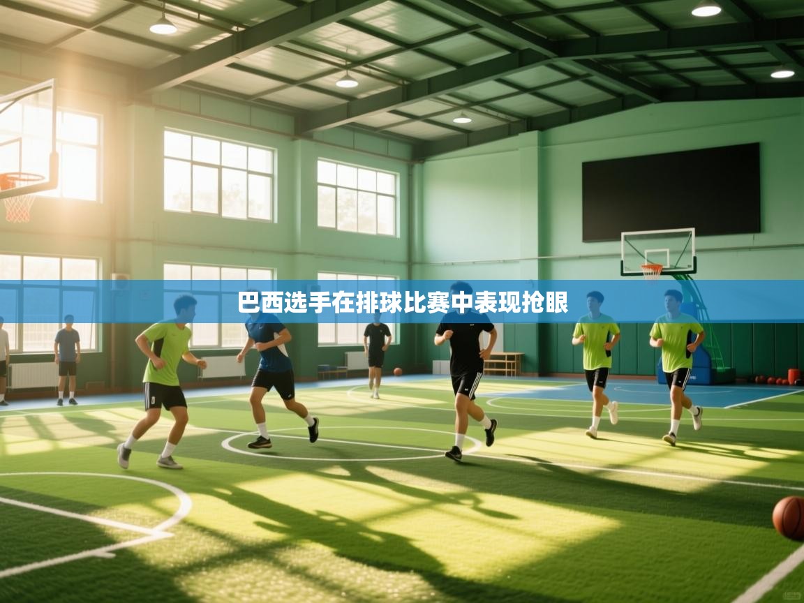 巴西选手在排球比赛中表现抢眼